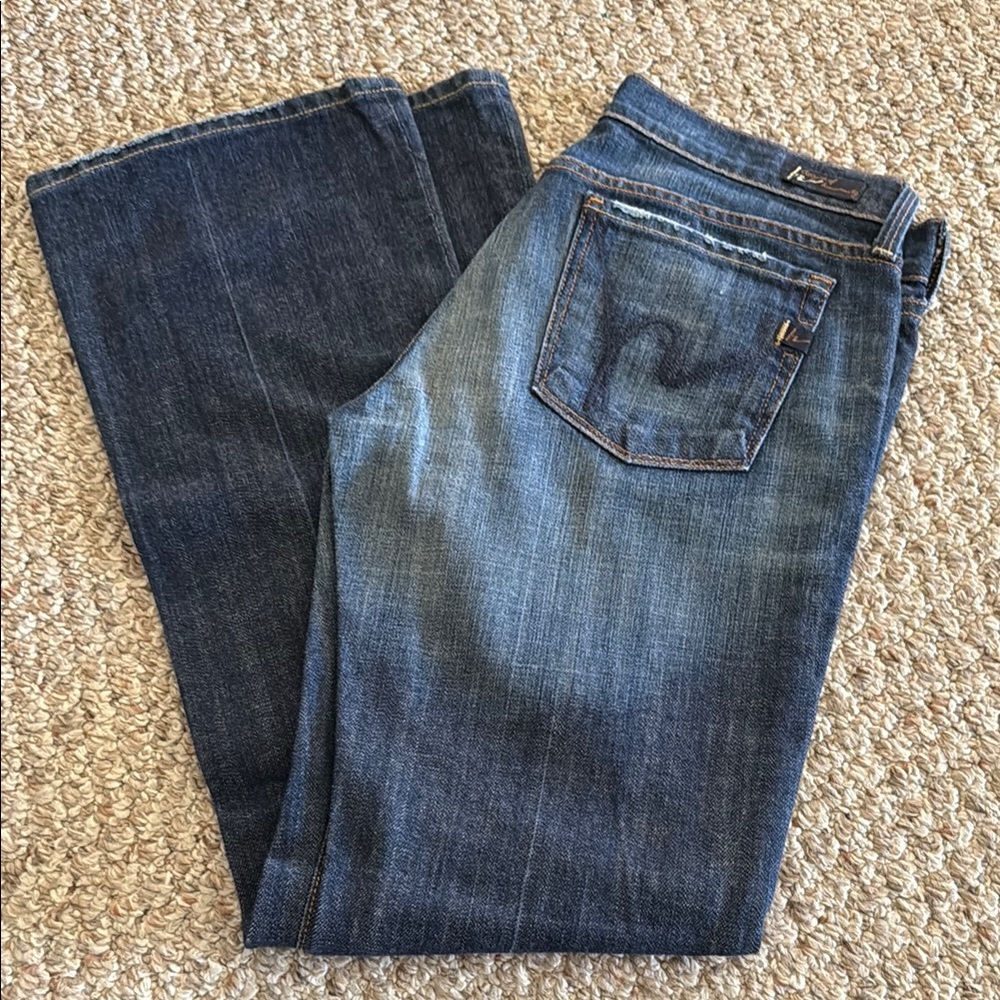 Citizens of Humanity Dark and Light Blue Jeans